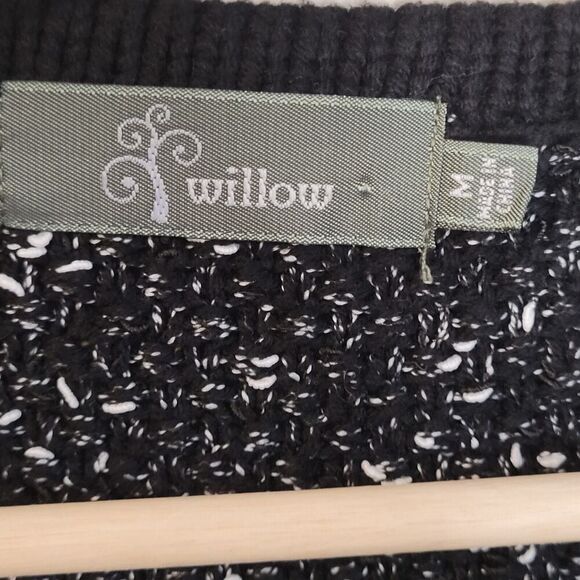 Willow Color Block Sweater Women's M Big Buttons Office‎ Casual Cozy Cardigan - Picture 3 of 7